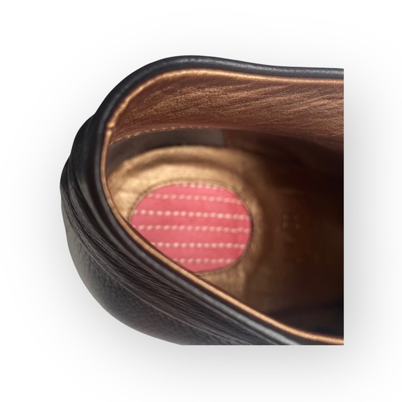 new Banfi Zambrelli ❁ Meadow Heeled Ankle Bootie Boots ❁ Black Leather 39 8.5 9 - Picture 12 of 16